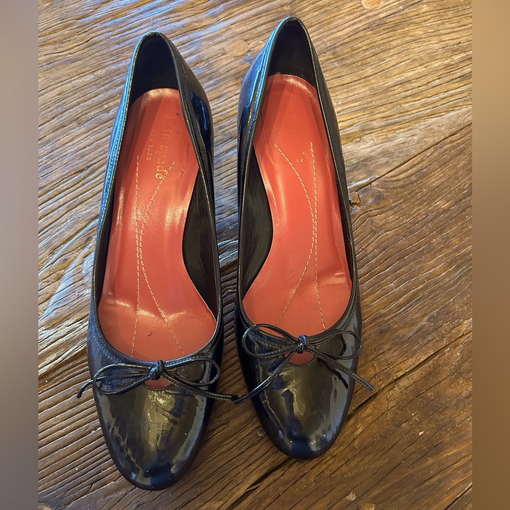 Kate Spade Black Heel Round Toe Size 6